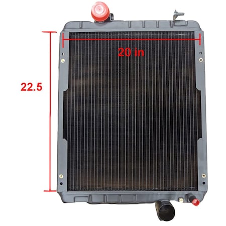 Aftermarket Radiator Fits John Deere Fits JD Tractor 7200 7210 7400 7410 7510 RE67333